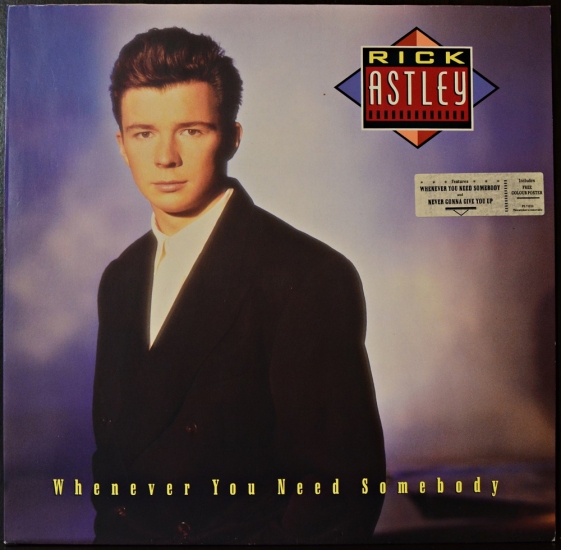 Rick Astley ‎- Whenever You Need Somebody PL71529 LP Album | BLACK ...