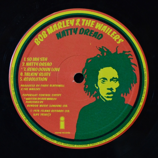 Bob Marley & The Wailers - Natty Dread ILPS 19281 LP Album | BLACK ...